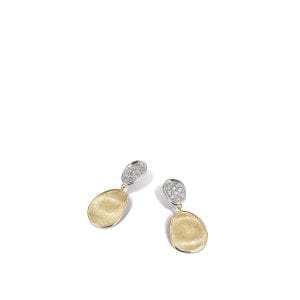 Marco Bicego 18k Yellow Gold Double Drop Earrings Earrings Bailey's Fine Jewelry