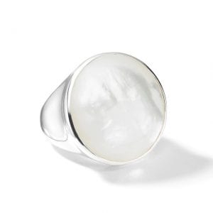 Ippolita Sculptured Round Ring in Sterling Silver Fashion Rings Bailey's Fine Jewelry