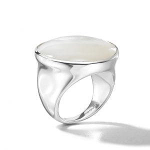Ippolita Sculptured Round Ring in Sterling Silver