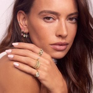 Jude Frances Lisse Diamond Kite Baguette Ring