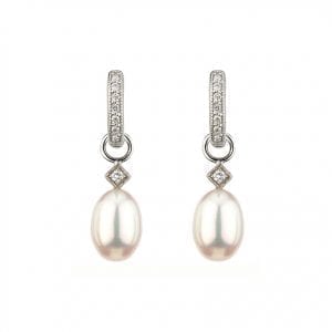 Jude Frances Pearl Briolette Earring Charms