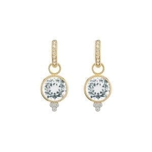 Jude Frances 18K Provence Round Earring Charms