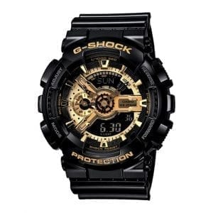 G-Shock Black and Gold Watch Watches Bailey's Fine Jewelry
