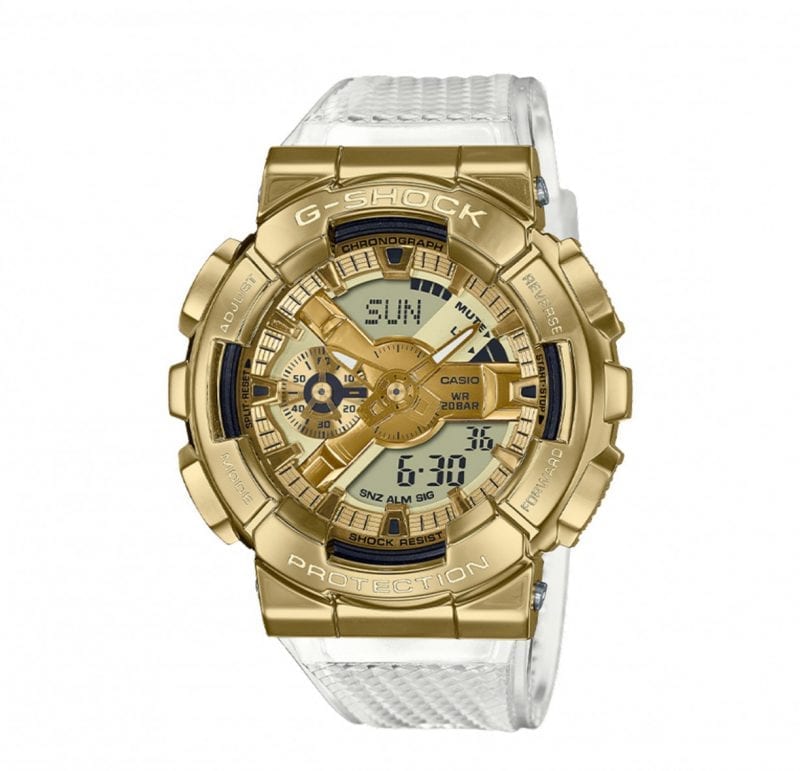 G-Shock Gold/Clear Transparent Watch