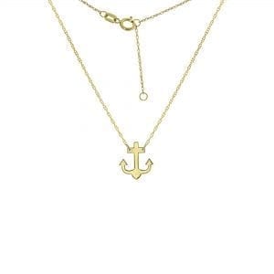 Mini Anchor Necklace Necklaces & Pendants Bailey's Fine Jewelry