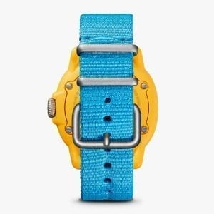 Shinola Sea Creatures Blue and Yellow Watch