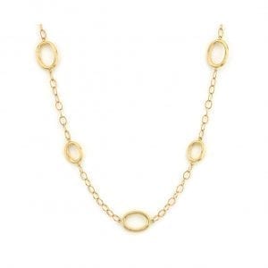 Jude Frances Long Oval Chain Necklace Necklaces & Pendants Bailey's Fine Jewelry