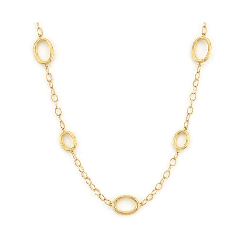 Jude Frances Long Oval Chain Necklace