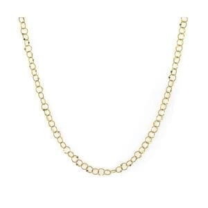 Jude Frances Hammered Circle Chain Necklace Necklaces & Pendants Bailey's Fine Jewelry