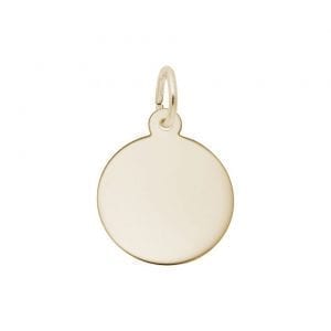 Petite Round Disc Charm Charm Enhancer Bailey's Fine Jewelry