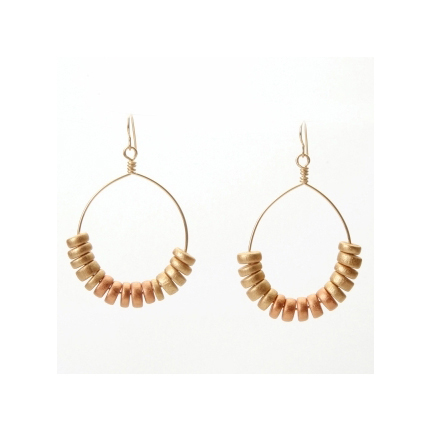 Wendy Perry Rose & Gold Cristina Earrings