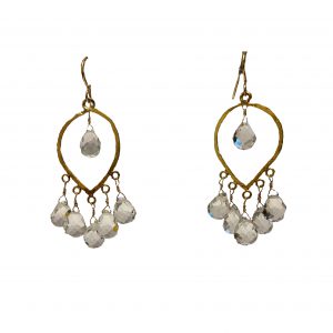 Wendy Perry Gemma Moonstone Chandelier Earrings Earrings Bailey's Fine Jewelry
