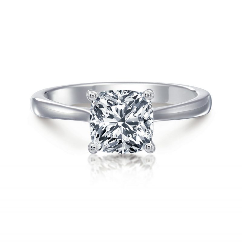 Grace Cushion Solitaire Engagement Ring