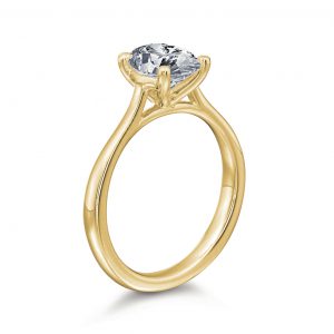 Grace Oval Solitaire Engagement Ring