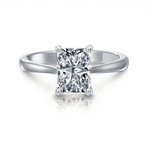 Grace Radiant Solitaire Engagement Ring Engagement Rings Bailey's Fine Jewelry