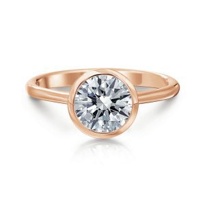 Wallis Round Bezel Engagement Ring