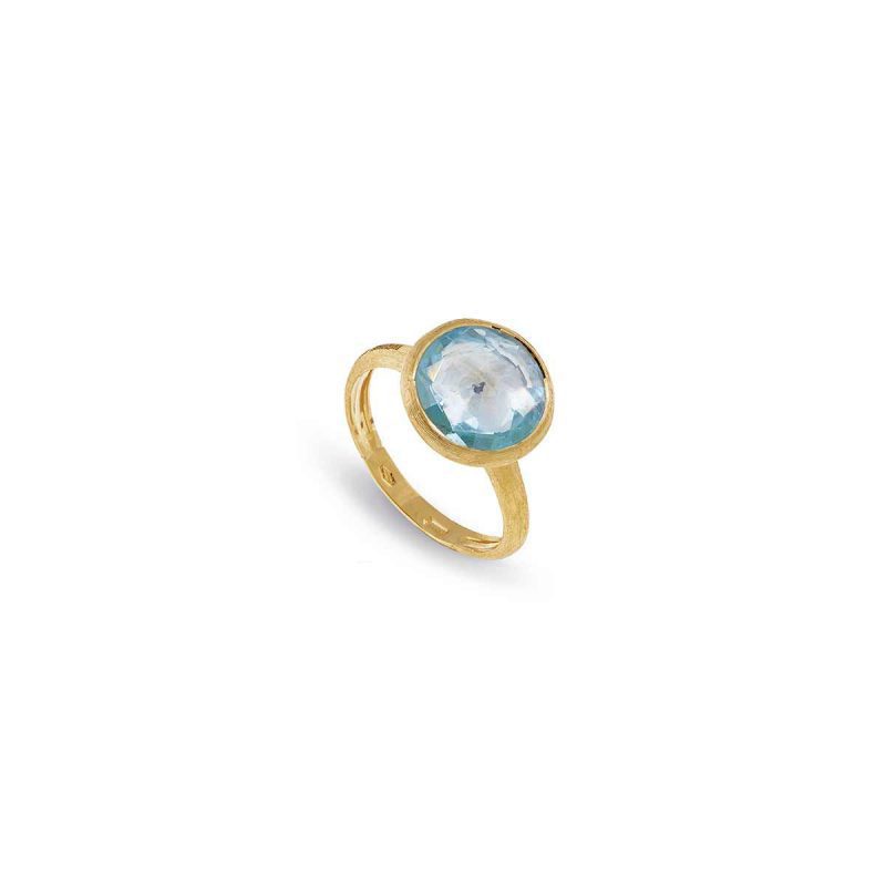 Marco Bicego Jaipur Blue Topaz Medium Stackable Ring