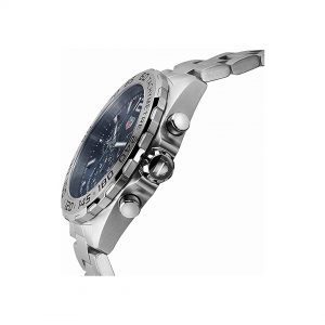 Side profile view on theTag Heuer 43mm Formula 1 Quartz Chronograph Watch