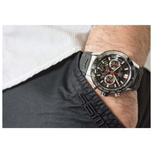 Lifestyle image view of the Tag Heuer 43mm Carrera Automatic Chronograph Watch