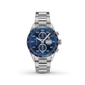 Front view of the Tag Heuer 43mm Carrera Watch