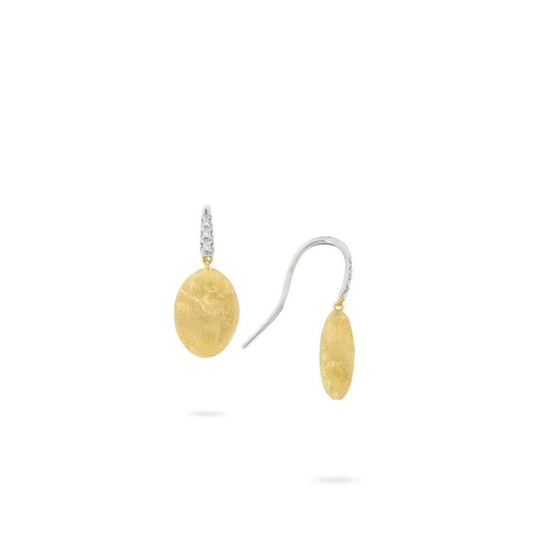 Marco Bicego Siviglia Diamond French Hook Earrings