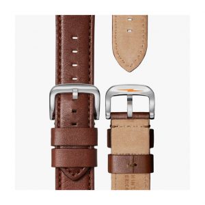 Strap and buckle view on the Shinola 41.5mm Guardian Men's Watch