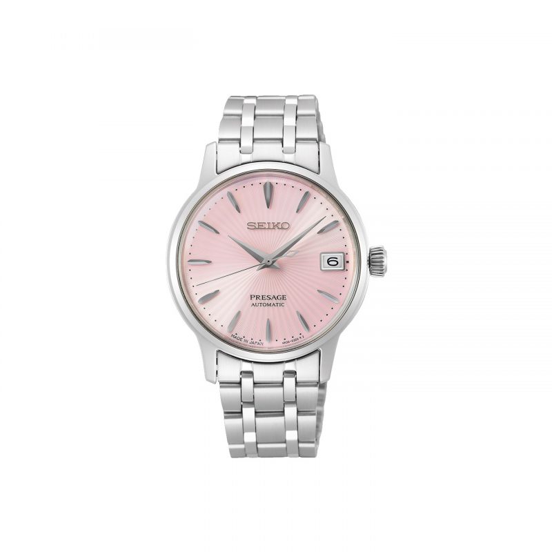 Front view of the Seiko 33.8mm Ladies Presage Cocktail Time Collection Watch