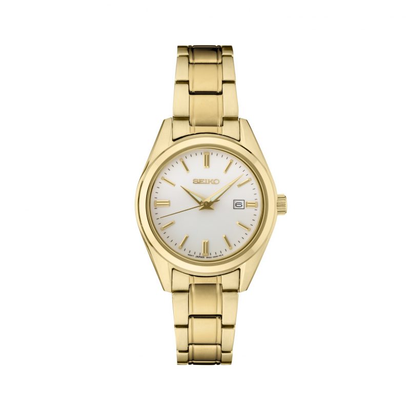 Front view of the Seiko 29.8mm Ladies Essentials Watch