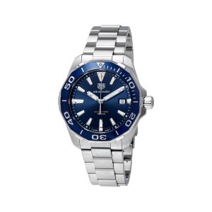 Front view of theTag Heuer 41mm Aquaracer Watch
