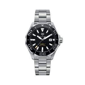 Front face view of the Tag Heuer 43mm Aquaracer Professional 300 Watch