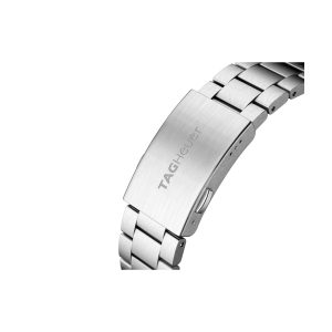 Clasp view on theTag Heuer 43mm Formula 1 Watch