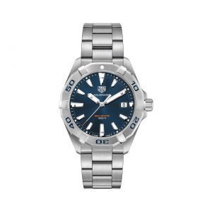 Front view of the Tag Heuer 41mm Aquaracer Watch