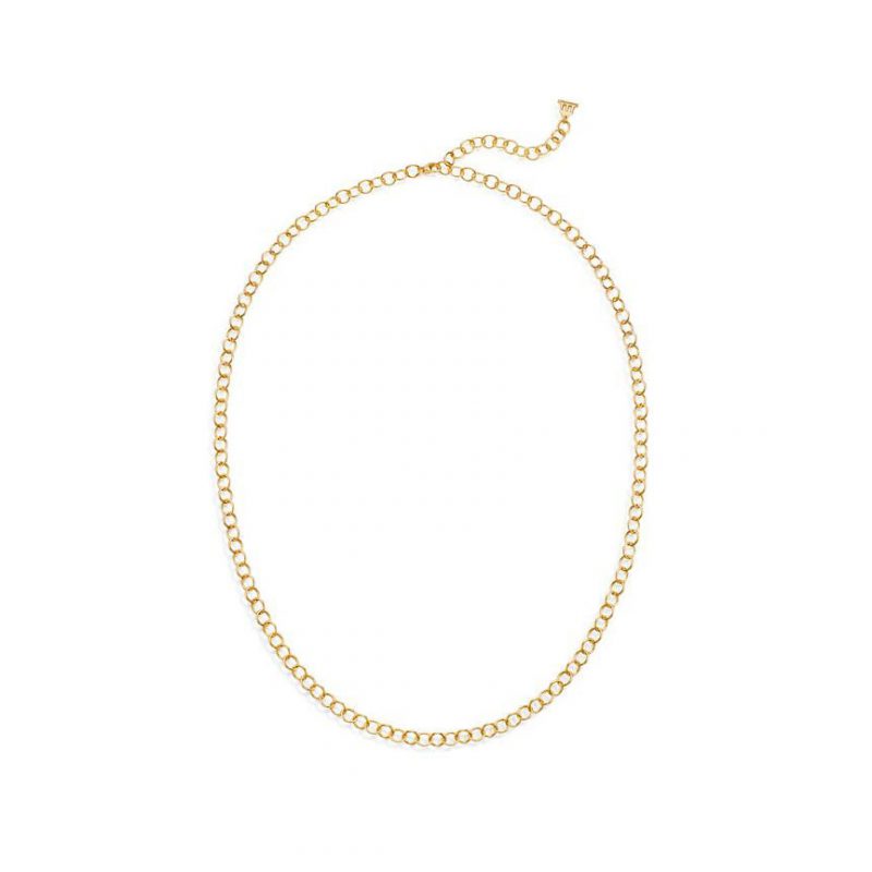 Temple St. Clair 18k Yellow Gold Oval Link Chain Necklace