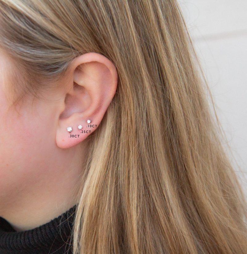 Diamond Earrings | Ear piercings, Pretty ear piercings, Ear jewelry