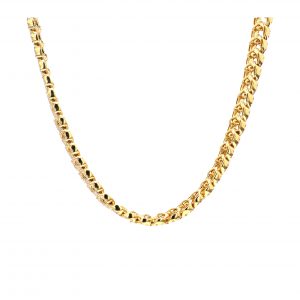 Fancy Pave Diamond Link Necklace