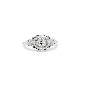 Bailey's Estate Vintage 0.47ct Solitaire Ring