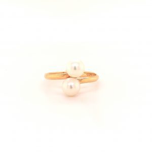 Bailey's Estate Modern Vintage Twin Pearl Ring