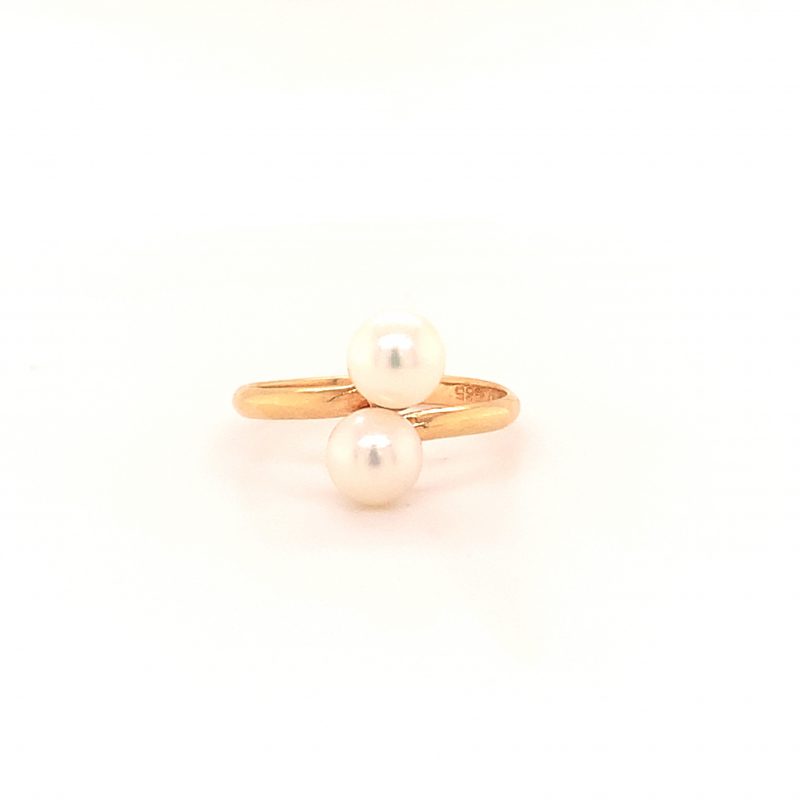 Bailey's Estate Modern Vintage Twin Pearl Ring