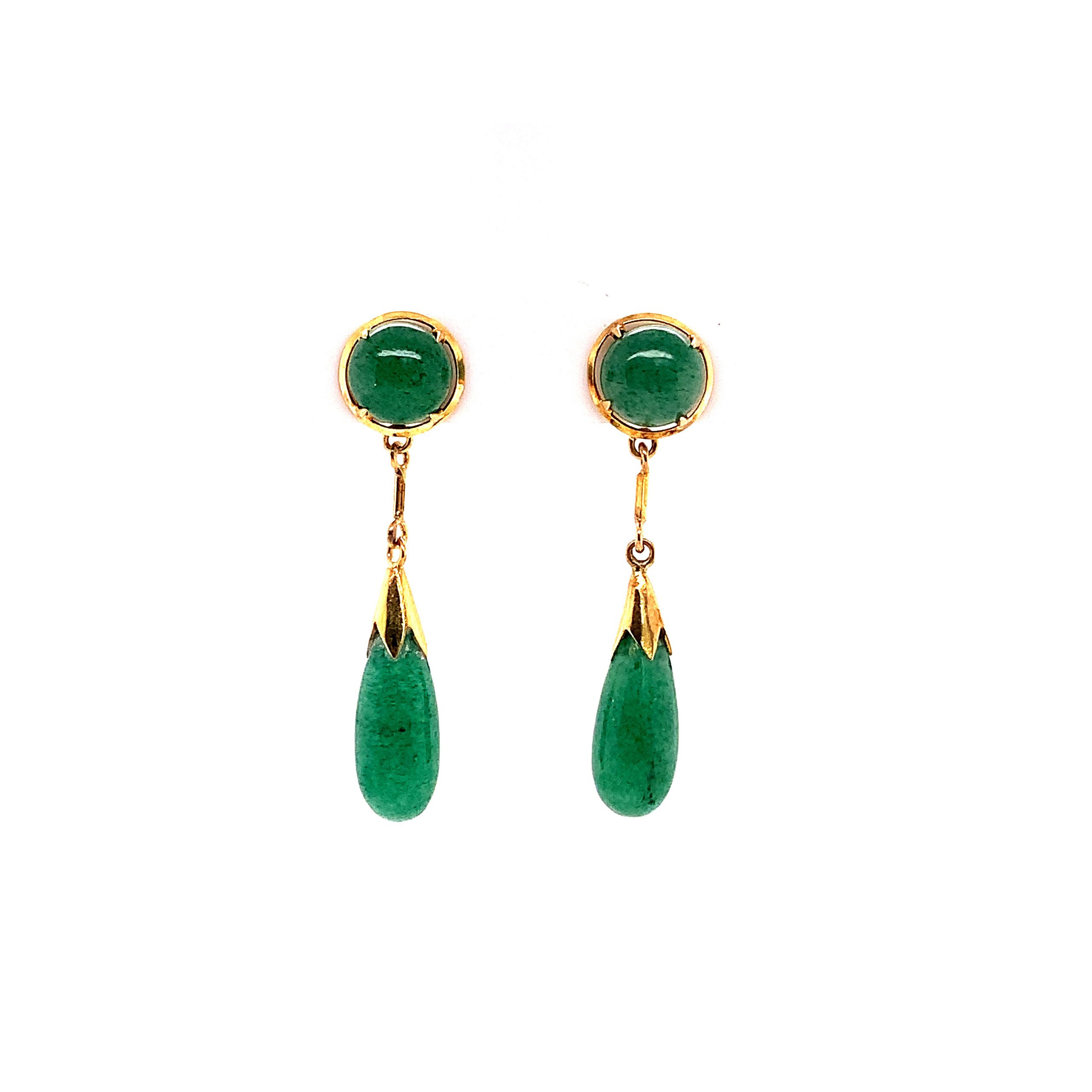 Aggregate 80+ long jade earrings latest - esthdonghoadian