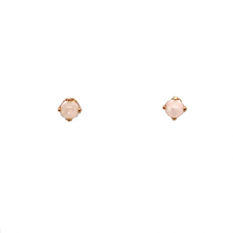Bailey's Estate Cabochon Opal Stud Earrings