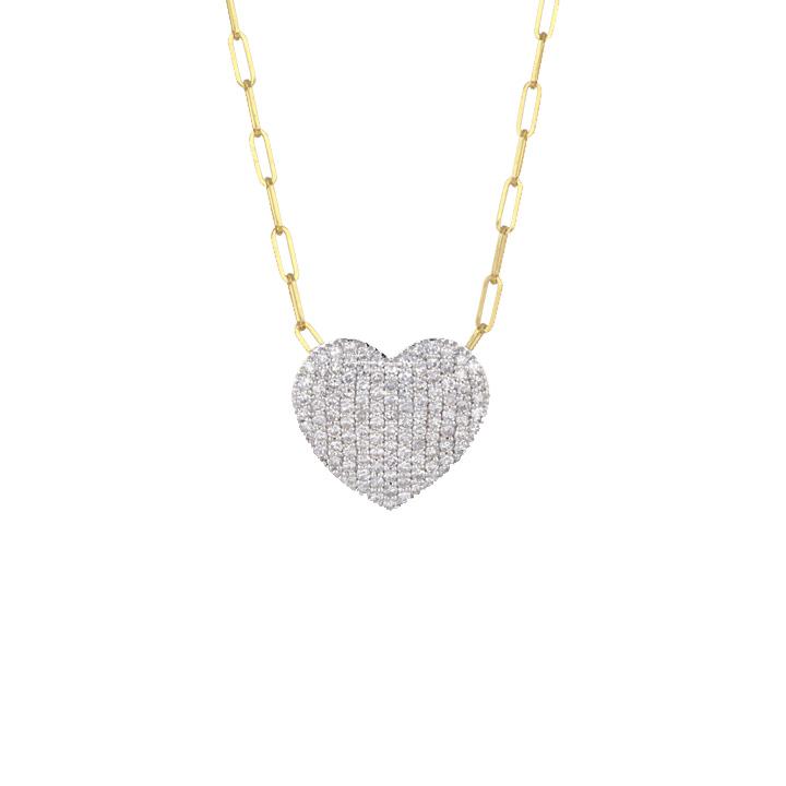 Phillips House Medium Infinity Diamond Heart Necklace