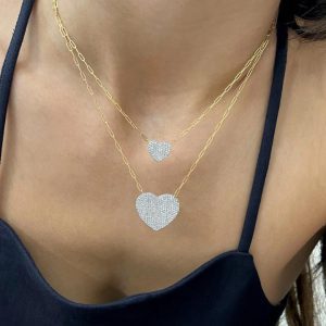 Phillips House Medium Infinity Diamond Heart Necklace