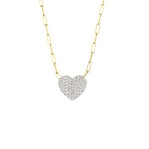 Phillips House Mini Infinity Diamond Heart Necklace
