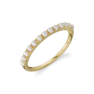 Cultured Pearl Band Ring