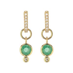 Three Stories Jewelry Classic Tiny Emerald Earring Charm