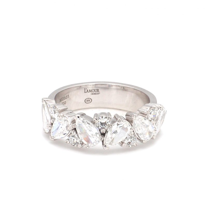 Mixed Shape Diamond Band Ring