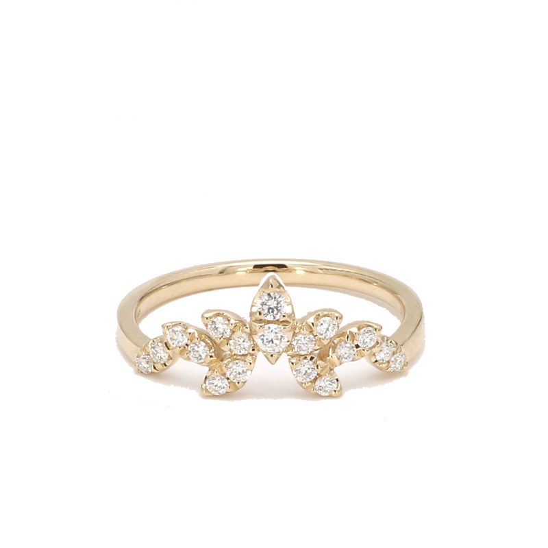 Tiara Style Diamond Ring