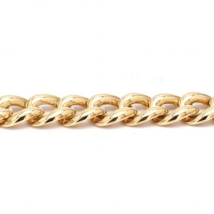 Polished Curb Link Chain Bracelet