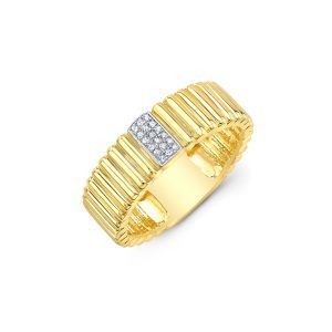 Fluted Band Ring