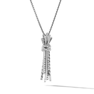Angelika Flair Pendant Necklace with Pav� Diamonds